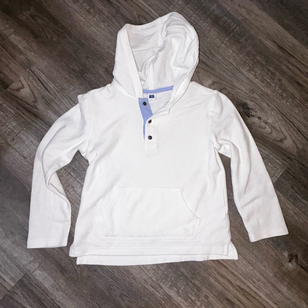 NWOT Janie and Jack White Long Sleeve Hoodie